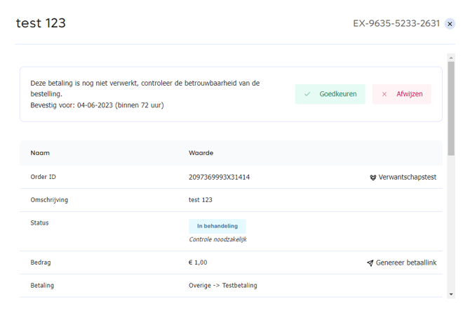 Accepteren of weigeren 1