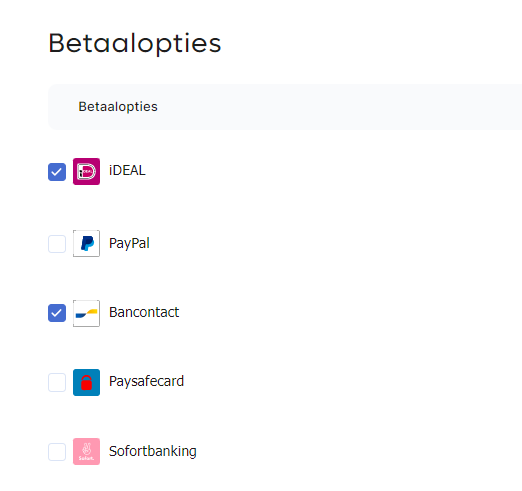 Betaallinkmodule instellen 3