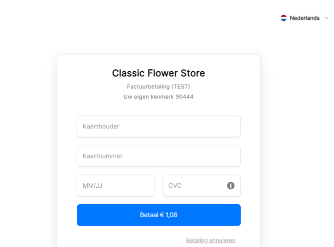 Betaalscherm-creditcard