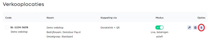 Donatielink aanmaken 1