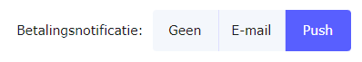 Persoonlijke notificaties