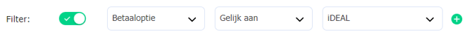 Transactie filteren 2
