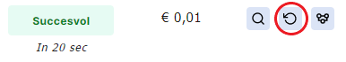 Transactie terugbetalen 2