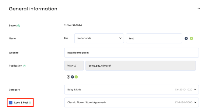 Pay. Dashboard enable L&amp;F